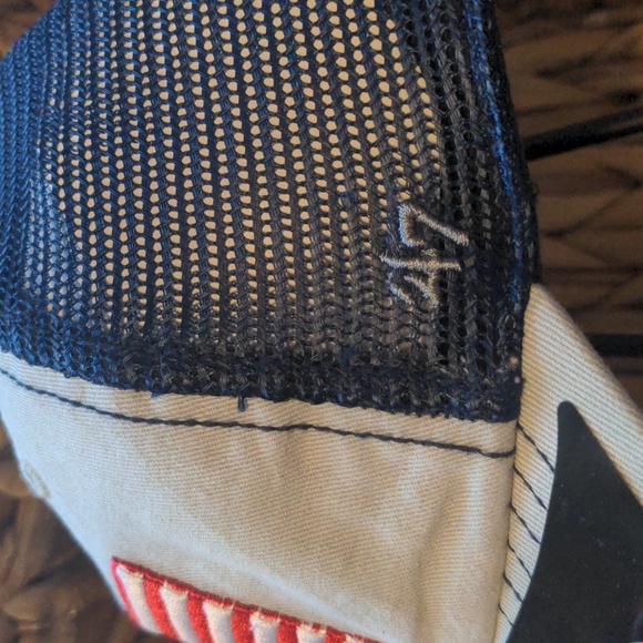 NWT '47 Brand American Flag Grey and Navy Baseball Hat Cap USA - Picture 7 of 8